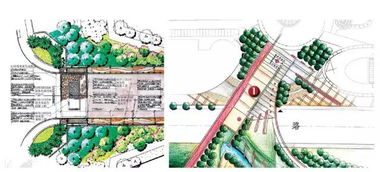 經(jīng)典入口景觀(guān)設(shè)計(jì)平面圖的構(gòu)成與美學(xué)原則